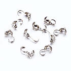 Калоти Залізо, Затискачі-концевики, Колір: Платина, Розмір: 9х3мм, Внутрішній Діаметр 3 мм, Отвір 1.5 мм, 20 г, фото 5