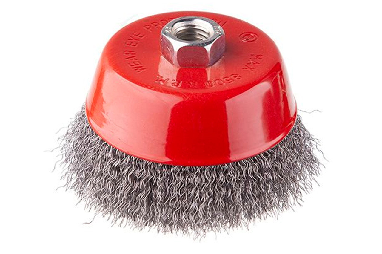 Щітка торцева Intertool 100 мм рифлена (BT-1100), фото 1