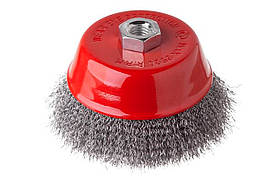 Щітка торцева Intertool 125 мм рифлена (BT-1125)