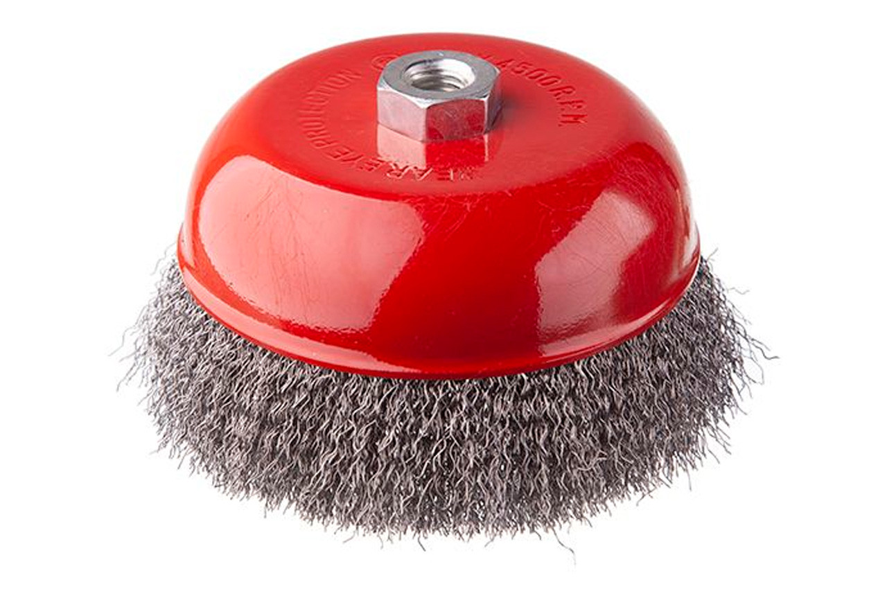 Щітка торцева Intertool 150 мм рифлена (BT-1150), фото 1