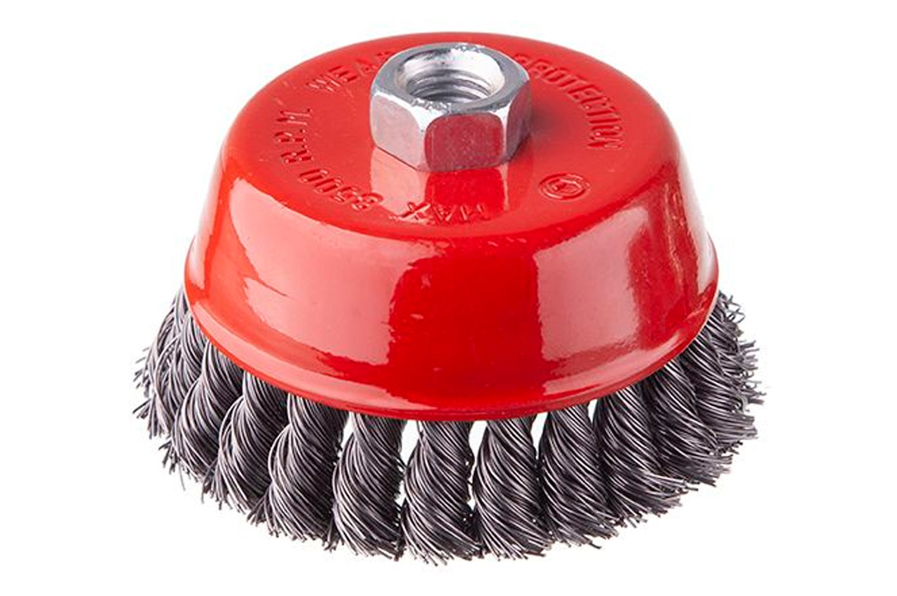 Щітка торцева Intertool 100 мм плетені (BT-2100), фото 1