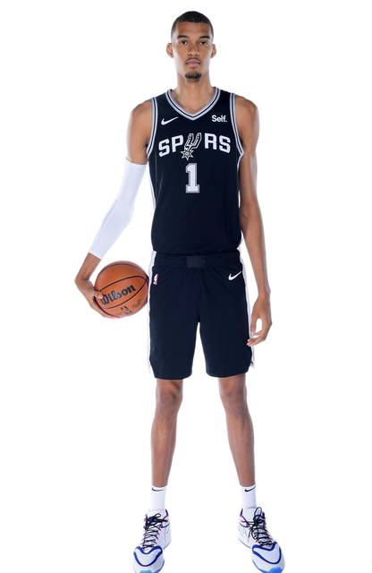 Ростова фігура Віктор Вембаньяма (Сан-Антоніо Сперс). Баскетбол 180 см, картон