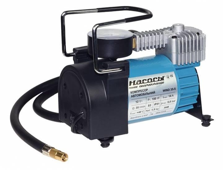Компресор автомобільний насоси + Обладнання WIND 60-10 207636, фото 1