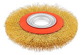 Щітка дискова Mastertool 150 мм рифлена (19-9215)