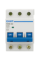 Автоматичний вимикач постійного струму CHINT NXB-63 3P 25A
