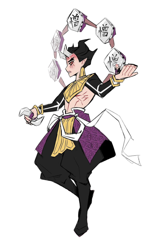 Ростова фігура Зохакутен Клинок, що розсікає демонів 180 см, картон