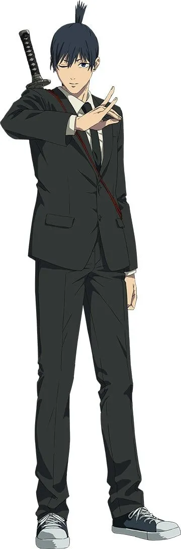 Ростова фігура Акі Хаякава Людина-бензопила 180 см, картон