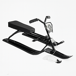 Снігокат Skyper S-91255 — надійна модель для активного катання, чорний дизайн