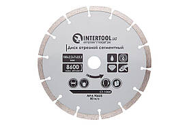 Диск алмазний Intertool 180 мм сегмент (CT-1004)