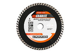Диск алмазний Granite 180 мм турбоволна (9-04-180)