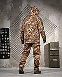 Зимовий тактичний костюм NEPTUN 5в1 пиксель з рукавицями та термобілизною ПП8170 ТМ, фото 4