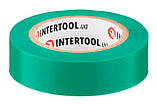 Стрічка ізоляційна Intertool 10 м x 17 x 0.15 мм зелена (IT-0031) (10 шт.), фото 2
