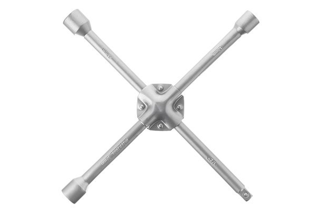 Ключ балонний хрестоподібний Intertool 17 х 19 х 22 х 1/2" (HT-1602), фото 1