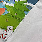 Панель новорічна лось/ведмідь/ялинка 63*87см, фото 3