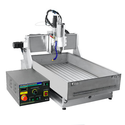 Верстат з ЧПК C-6040, 2.2 kW, фрезерно-гравірувальний з водяним охолодженням, фото 1
