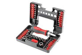 Викрутка Intertool реверсивного Storm 38 од. (VT-3638)