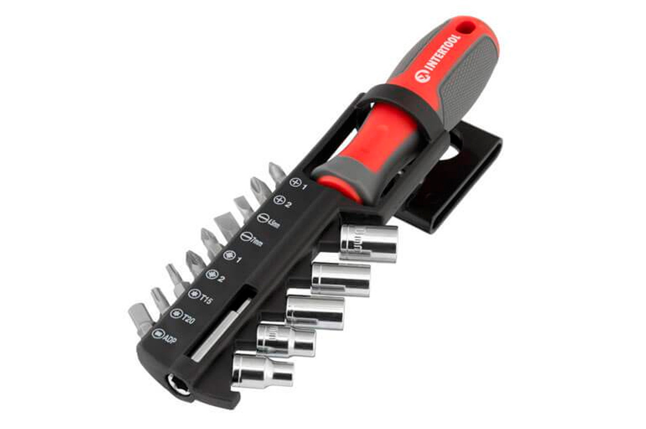 Викрутка Intertool 15 од. Pro (VT-3343), фото 1