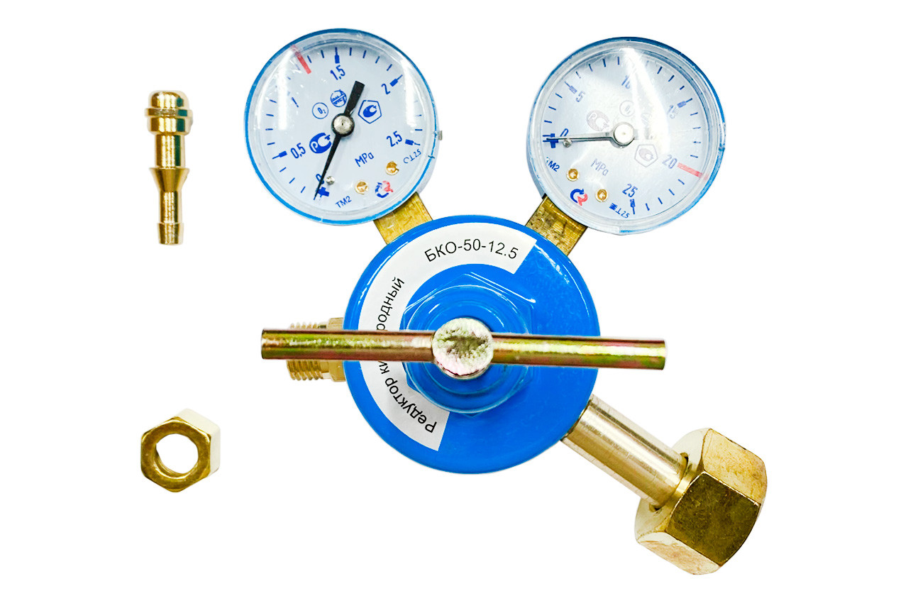 Редуктор кисневий O2 ATF БКО-50-12.5 x 25МПа великий алюміній (ATF-112), фото 1