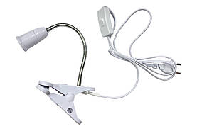 Мережевий кабель E27 з вимикачем та кліпсою 1.5 м (122797)