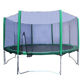 Батут із сіткою Kidigo 426 см Зелений (1513610816)