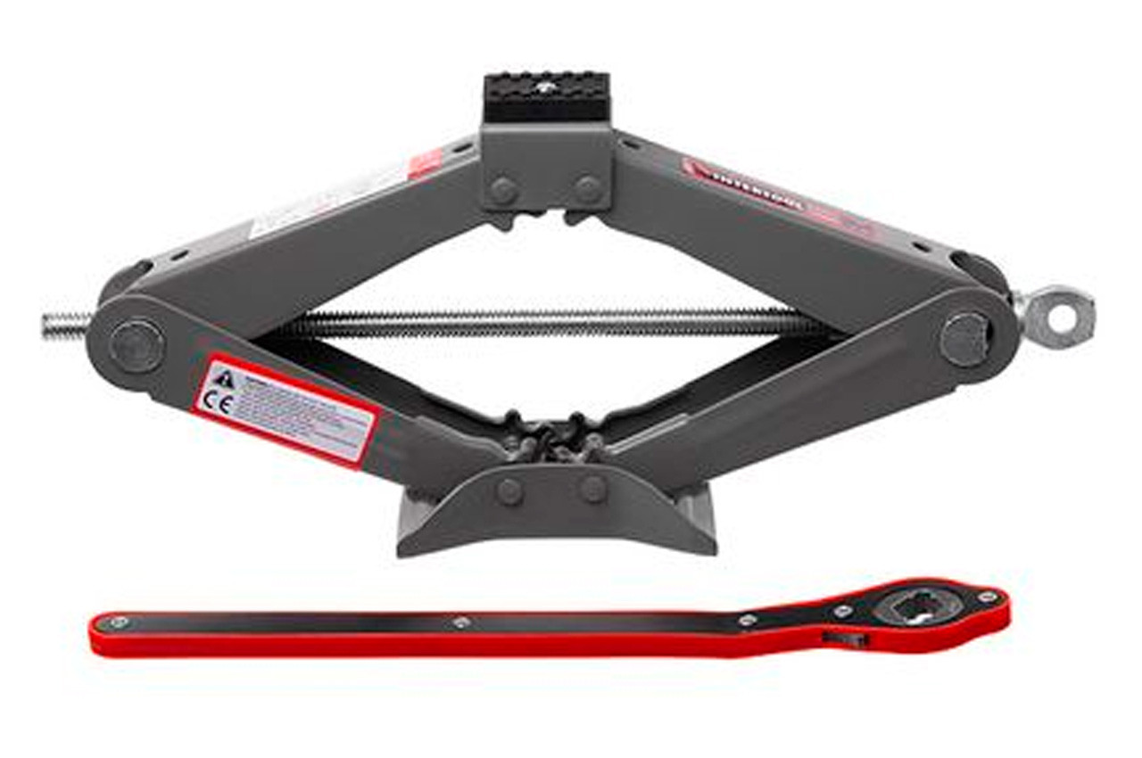 Домкрат механічний Intertool 1.5т x 90-370мм ромбоподібний з тріскачкою (GT0183), фото 1