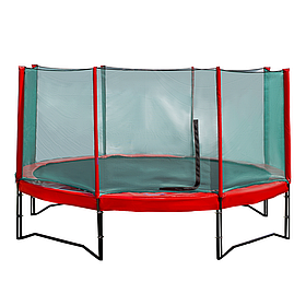 Батут із сіткою Kidigo Premium 457 см Червоний (2497418493)