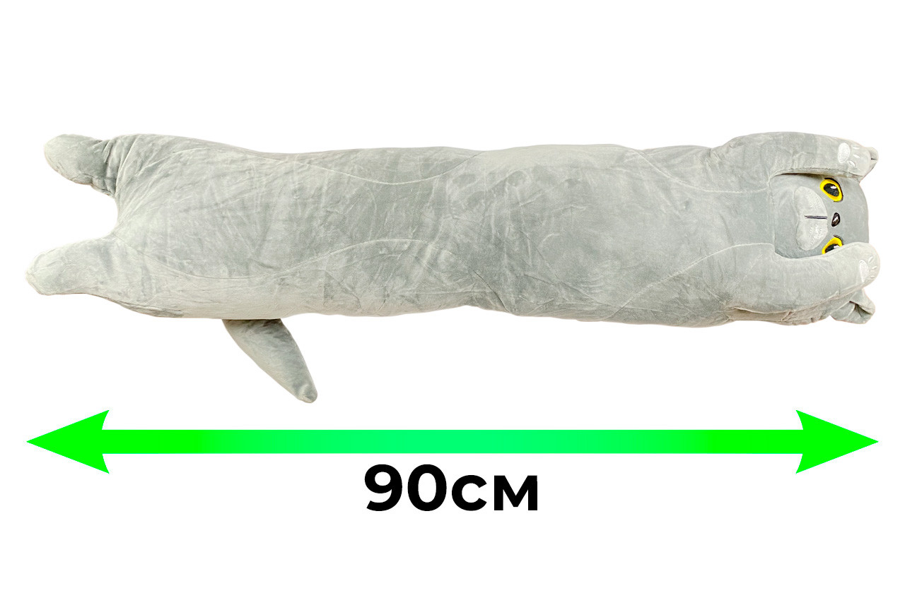 М'яка іграшка висловухий Кіт батон 90 (EL-2117-64), фото 1