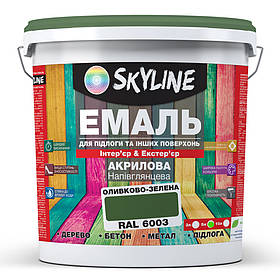 Емаль для підлоги Skyline Оливково-зелений RAL 6003 5 л
