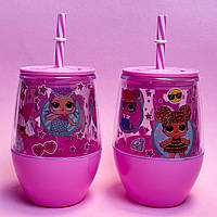 Тамблер-склянка YES LOL Sweety 300 мл з трубочкою