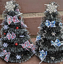 Ялинка з декором 50см каркасна Хупсі. (КОЛІР ДЕКОРУ НЕ ОБИРАЄТЬСЯ), фото 2