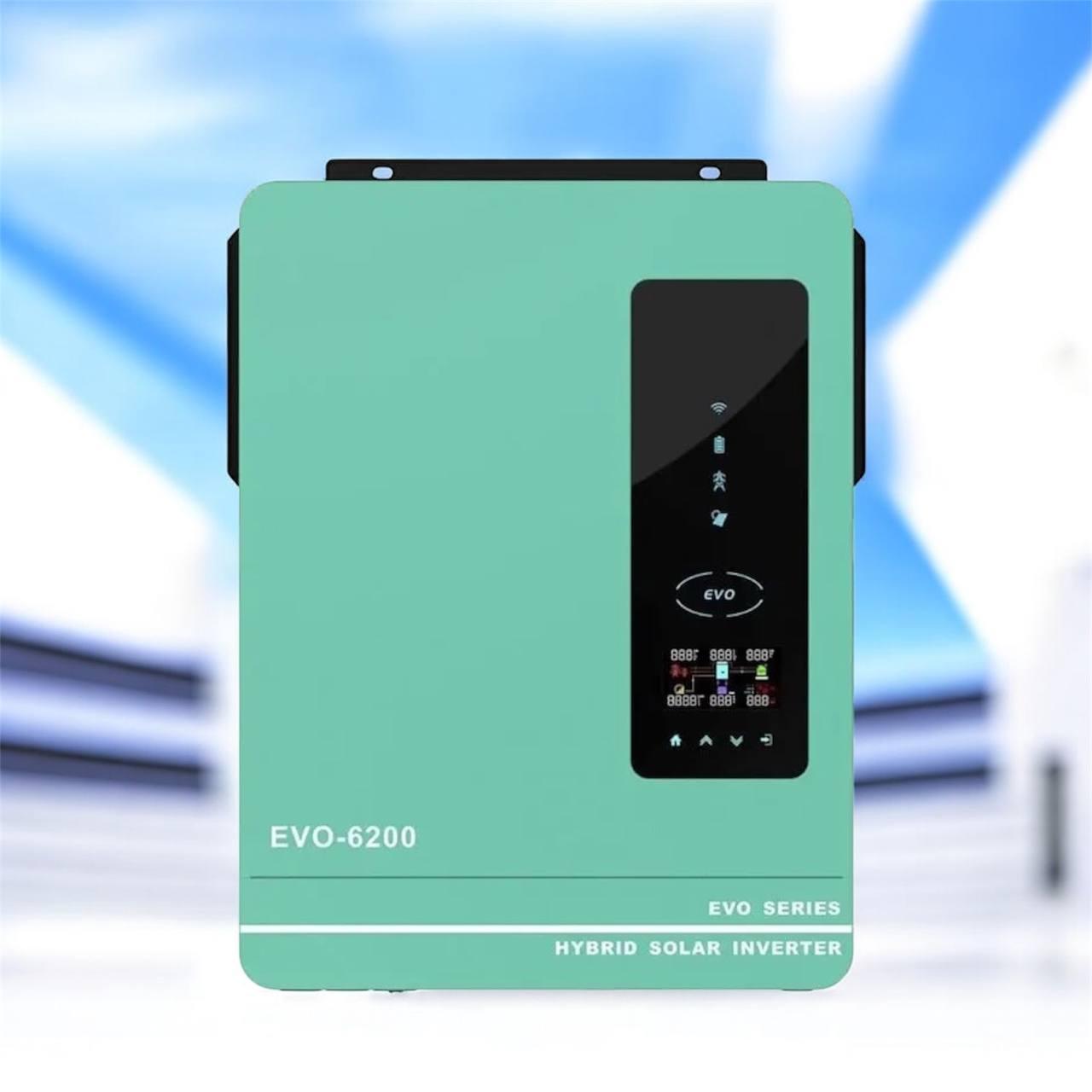 Гібридний інвертор Anern 6.2 кВт, 48 В, з Wi-Fi, для забезпечення резервного живлення, фото 1