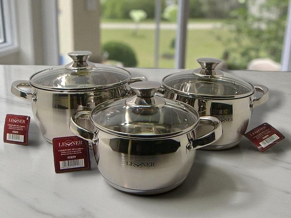 Набір посуду Lessner apple 6 предметів 55859, фото 2