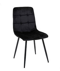 Стілець Cherry чорний/ вельвет чорний AMF