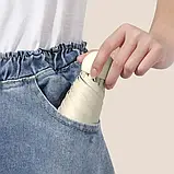 Парасоля 100см в футлярі,компактна, зелена, УФ захист, фото 5