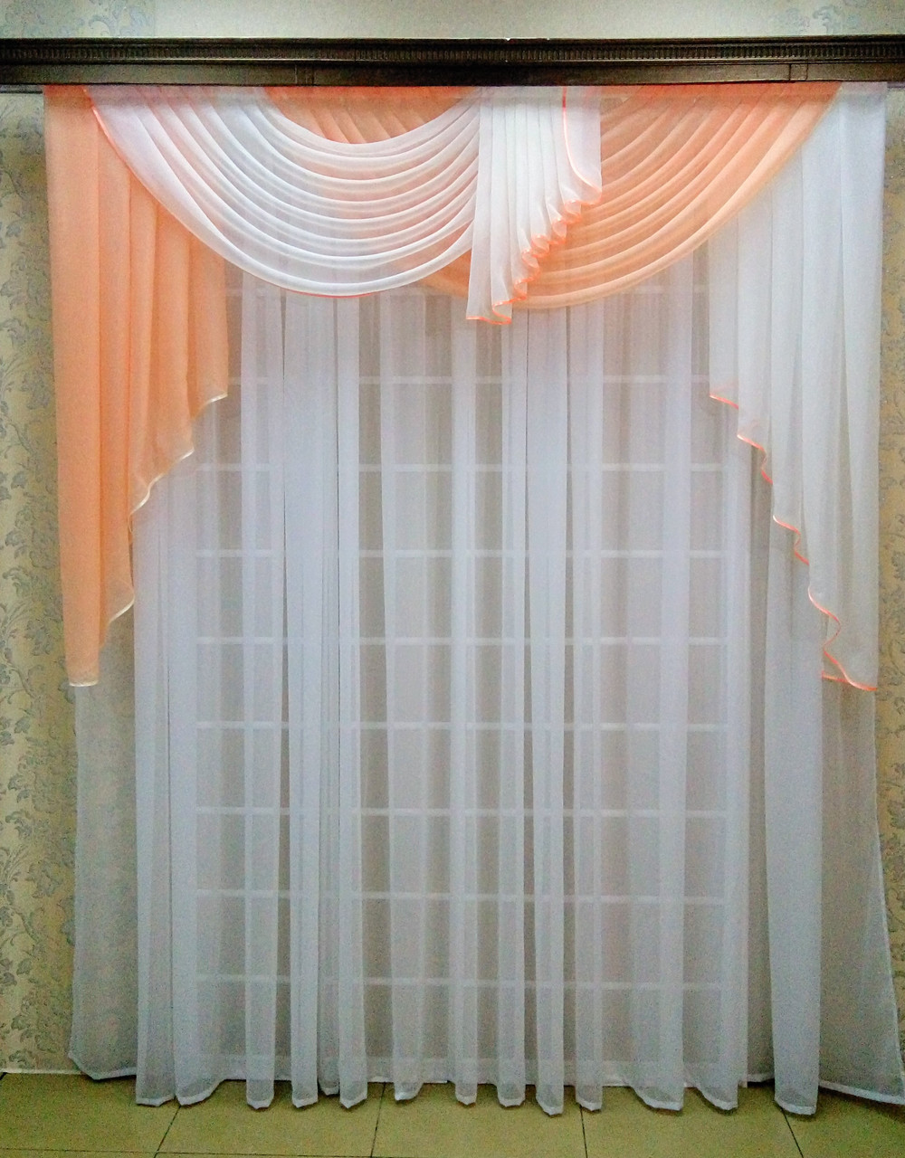 Готовий ламбрекен "Адель" 2 м — серсик