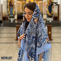 Сучасна народна вовняна хустина Царська, фото 4