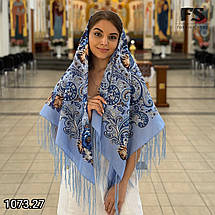 Сучасна народна вовняна хустина Царська, фото 5