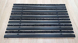 Решітка придверна брудозахисна Льон гума+текстиль 60х40 см