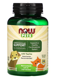 Cardiovascular Support for Dog/Cats Now Foods Pets 127 г