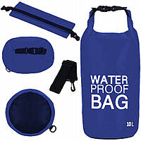 Водонепроникний гермомішок 10L, Колір Рандом / Водостійкий рюкзак / Водонепроникна сумка