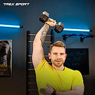 Гантеля шестигранна прогумована TX-125RD Trex Sport 12,5 кг, фото 5