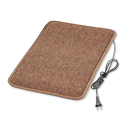 Коврик с подогревом 50×80 см с термоизоляцией и выключателем Бежевый