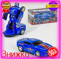 Трансформер-робот машина зі звуковими ефектами від батарейок для хлопчиків іграшковий автомобіль