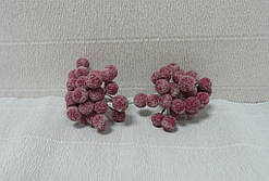 Ягоди калини в цукрі, Темно-рожеві-2