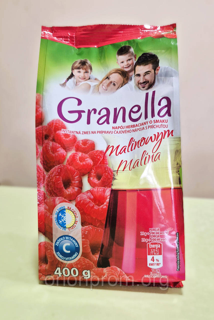 Чай розчинний Granella малина 400 г, фото 1
