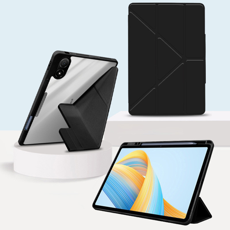 Чохол Clear Acrylic Y-type Lenovo Idea Tab Pro TB373FU / Xiaoxin Pad Pro 12.7" (2025) з магнітною застібкою Чорний, фото 1