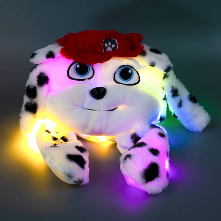 Шапка Собачка біла з вухами, що підіймаються, розмір 52-56, фото 2