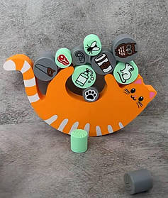 Логопедична гра балансир Киця Logo