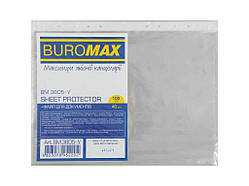 Файл для документів, А4, 40мкм, 100шт. в упаковці BM.3805-y ТМ BUROMAX
