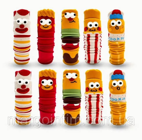 Унікальні веселі шкарпетки Макдональдс 36-38 р / Прикол шкарпетки / Подарунок / Сувенір, фото 1